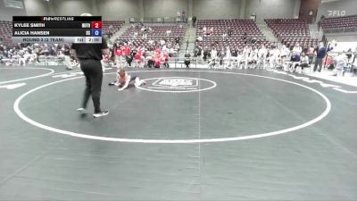 103 lbs Round 3 (3 Team) - KyLee Smith, Northern Oklahoma College- Tonkawa vs Alicia Hansen, Snow