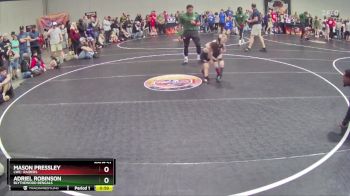 38 lbs Quarterfinal - Adriel Robinson, Blythewood Bengals vs Mason Pressley, LWC: Raiders