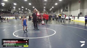 61 lbs Champ. Round 1 - Joaquin Castillo, Michigan Grappler RTC vs Benjamin Kosmalski, Reed City Youth Wrestling