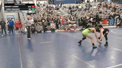 84 lbs Champ. Rd Of 16 - Beckett Larsen, Utah vs Aisea Tabakece, Sublime Wrestling Academy