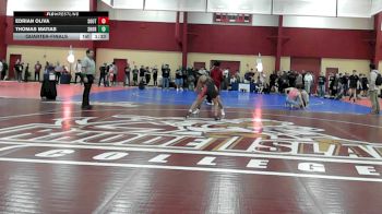 106 lbs Quarterfinal - Edrian Oliva, South Shore Elite vs Thomas Matias, Shoreham Wading River