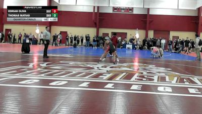 106 lbs Quarterfinal - Edrian Oliva, South Shore Elite vs Thomas Matias, Shoreham Wading River