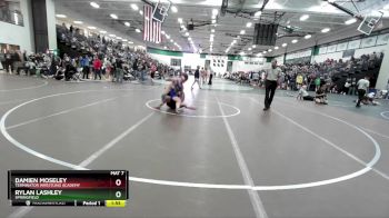 126 lbs Champ. Round 2 - Rylan Lashley, Springfield vs Damien Moseley, Terminator Wrestling Academy