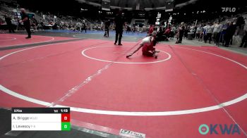 57 lbs Rr Rnd 2 - Adria Brigge, Mojo Grappling Academy vs Isabella Levescy, F-5 Grappling