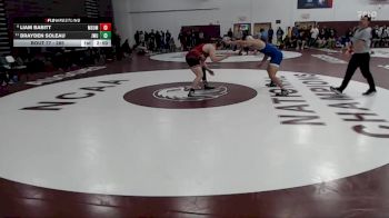 285 lbs Champ. Round 1 - Brayden Soleau, Johnson & Wales vs Liam Babitt, MSU Moorhead