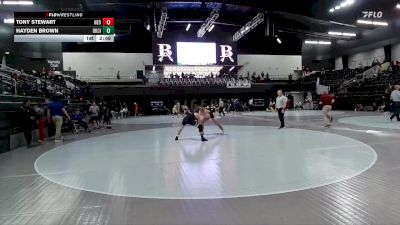 165 lbs Cons. Round 3 - Hayden Brown, Oklahoma City vs Tony Stewart, Northeastern Oklahoma