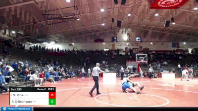 220 lbs 7th Place Match - Malachi Rios, Charlestown vs Antonio Cisneros-Rodriguez, Purdue Polytech