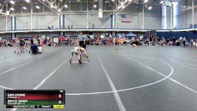 56 lbs Round 2 (6 Team) - Bryce Warm, Headhunters vs Sam Levine, CTWHALE