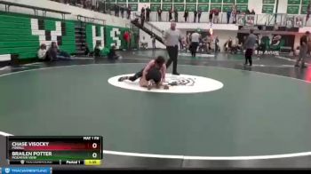 132 lbs Round 1 - Brailen Potter, Mountain View vs Chase Visocky, Powell