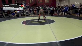 184 lbs Cons. Round 3 - Daelin McKissack, Andrew College vs Jt Spence, Lander