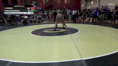 184 lbs Cons. Round 3 - Daelin McKissack, Andrew College vs Jt Spence, Lander