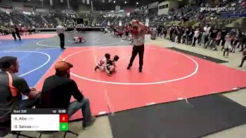 55 lbs Quarterfinal - Keaden Albo, Cortez Wrestling Club vs David Salinas, Montrose Elite