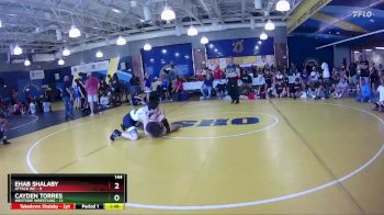 144 lbs Semis & Wb (16 Team) - Cayden Torres, Westside Wrestling vs Ehab Shalaby, Attack WC