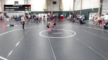 53-60 lbs Quarterfinal - Cora Jones, Howells-Dodge vs Rubi Pfortmiller, Phillipsburg Wrestling Club
