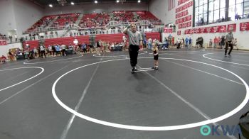 37 lbs Round Of 16 - Addilyn Hobson, Noble Takedown Club vs Stetson Seeley, Cushing