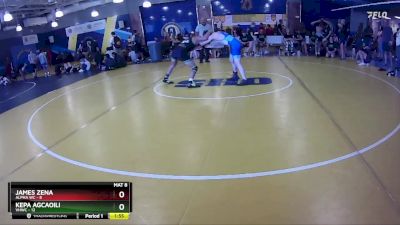 132 lbs Round 3 (8 Team) - James Zena, Alpha WC vs Kepa Agcaoili, VHWC