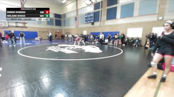 140lbs Champ. Round 1 - Ember Romero, Kamiakin (Girls) vs Melanie Novak, Hudson`s Bay (Girls)