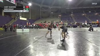 197 lbs 2nd Wrestleback (16 Team) - Casey Olszowka, McKendree vs Owen Wasley, Augustana (SD)