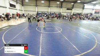 137 lbs Consi Of 16 #2 - Kade Blythe, Lockwood WC vs Santiago Medrano, NM Gold