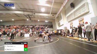 83 lbs Round Of 16 - Parker Thornton, Raw Wrestling Club vs Kohen Martin, Claremore Wrestling Club