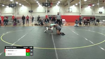 150 lbs Round 3 (4 Team) - Liam Weber, Lead Miners vs Carter Webster, Nebraska Boyz