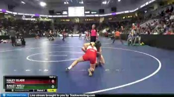 135 lbs Champ. Round 1 - Bailey Welu, Wahlert, Dubuque vs Haley Glade, Earlham