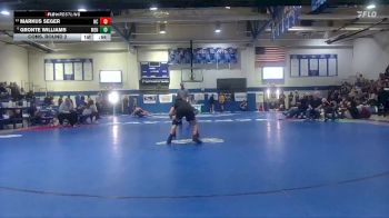 144 lbs Cons. Round 2 - Gronte Williams, Mendenhall HS vs Markus Seger, Harrison Central HS