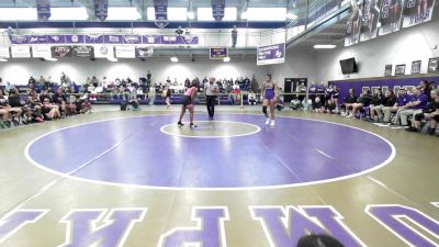 170 lbs Semis & 1st Wb (8 Team) - Monica McClendon, Lumpkin Co. vs Caziyah Jackson, Jordan