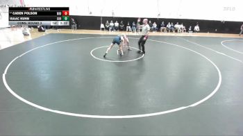 141 lbs Cons. Round 3 - Caden Polson, Wabash vs Isaac Kuhn, Cornerstone