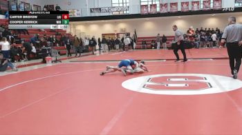 113 lbs Semifinals (8 Team) - Cooper Kerrick, Woodbridge vs Carter Bristow, Laurel