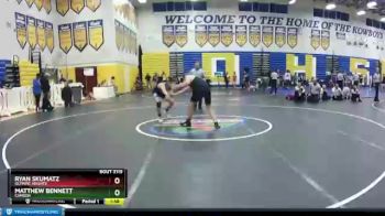 160 lbs Semifinal - Ryan Skumatz, Olympic Heights vs Matthew Bennett, Camden