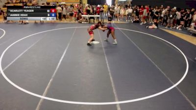 140 lbs Semis - Scarlett Yeager, KS vs Jammie Krah, IA