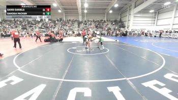 152 lbs Quarterfinal - David Daniels, CA vs Dakoda Packer, PA