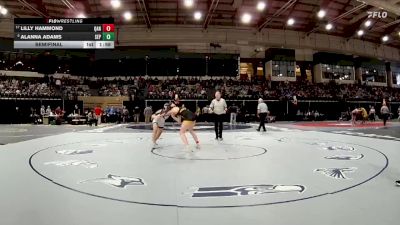 140 lbs Semifinal - Lilly Hammond, Queen Annes County High School vs Alanna Adams, Severna Park