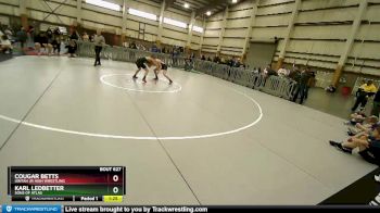 132 lbs Quarterfinal - Cougar Betts, Uintah Jr High Wrestling vs Karl Ledbetter, Sons Of Atlas