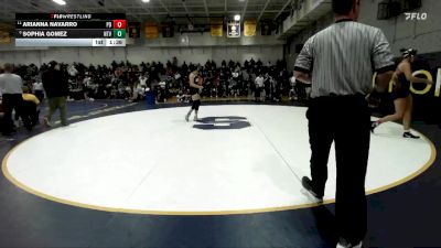 155 lbs Champ. Round 1 - Arianna Navarro, Palm Desert vs Sophia Gomez, Northview