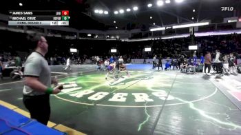 113 lbs Cons. Round 2 - Michael Cruz, Rogers (Puyallup) vs James Sams, Lewiston