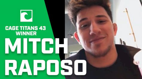 Mitch Raposo Talks Quick Submission Win In Pro MMA Debut | Cage Titans 43