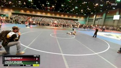 67-68 lbs Round 3 - Glenn Chapman V, USA Gold vs Lyncoln Salazar, Greenwave Youth Wrestling