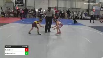 50 lbs Consolation - Boaz Diaz, Immortal Athletics WC vs Madden Peters, Wabasso