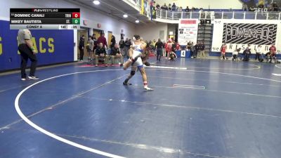 127 lbs Consy 6 - Dominic Canali, Trinity vs Mikey Bautista, St. Joseph Regional-NJ