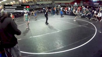 117 lbs Champ. Round 2 - Bode Berggren, Little Cougar Wrestling vs Hudson Blair, MWC Wrestling Academy