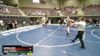 200 lbs 5th Place Match - Korbin Curtis, Delta Wrestling Club vs Gage Jacobson, Richfield