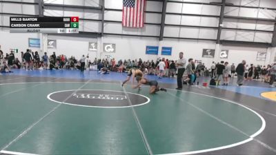 132 lbs Allday - Carson Crank, SOUTH AUGUSTA WRESTLING vs Mills Banton, HANOVER HAWKEYE