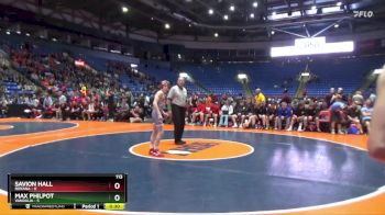 113 lbs Finals (8 Team) - Elijah Mabry, Vandalia vs Ari Walker, Roxana