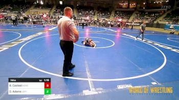 76 lbs Quarterfinal - Barrett Casteel, Higher Calling Wrestling Club vs Dandre Adams, LoftonStyle Wrestling