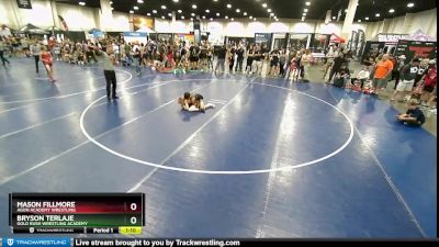 85 lbs Cons. Semi - Mason Fillmore, Agon Academy Wrestling vs Bryson Terlaje, Gold Rush Wrestling Academy