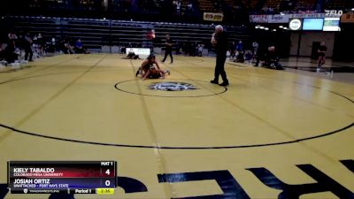 116 lbs Semifinal - Kiely Tabaldo, Colorado Mesa University vs Josiah Ortiz, Unattached - Fort Hays State