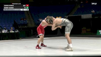 197 lbs 2nd Wrestleback (16 Team) - Sonny Sasso, Virginia Tech vs Cason Howle, NC State