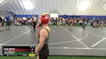 64 lbs Round 7 (8 Team) - Levi Phillips, Donahue White vs Cole Trickel, CP Wrestling